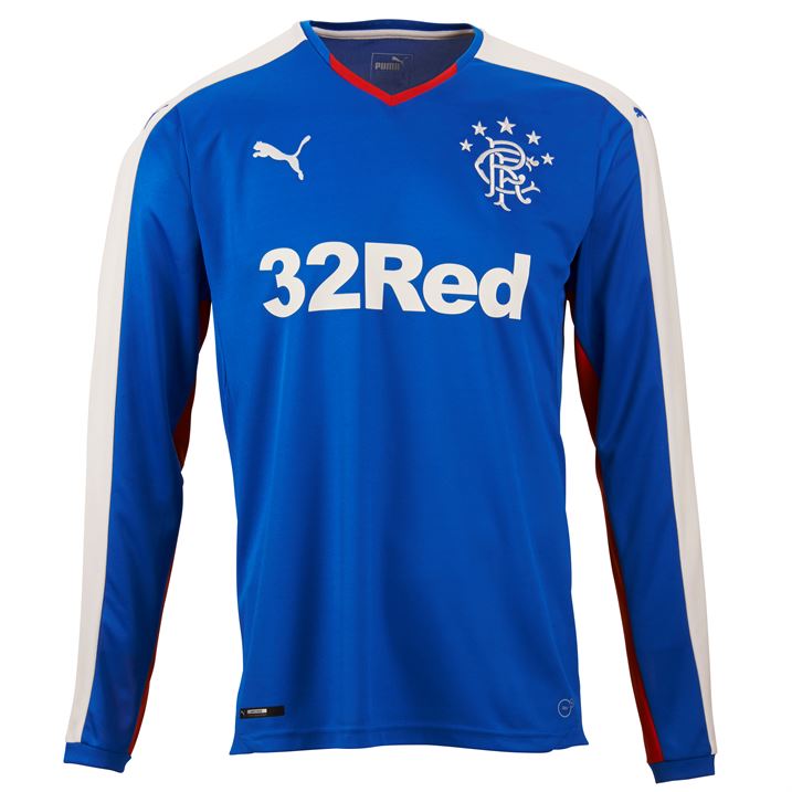 2015-16 Rangers Glasgow LS Home Soccer Jersey